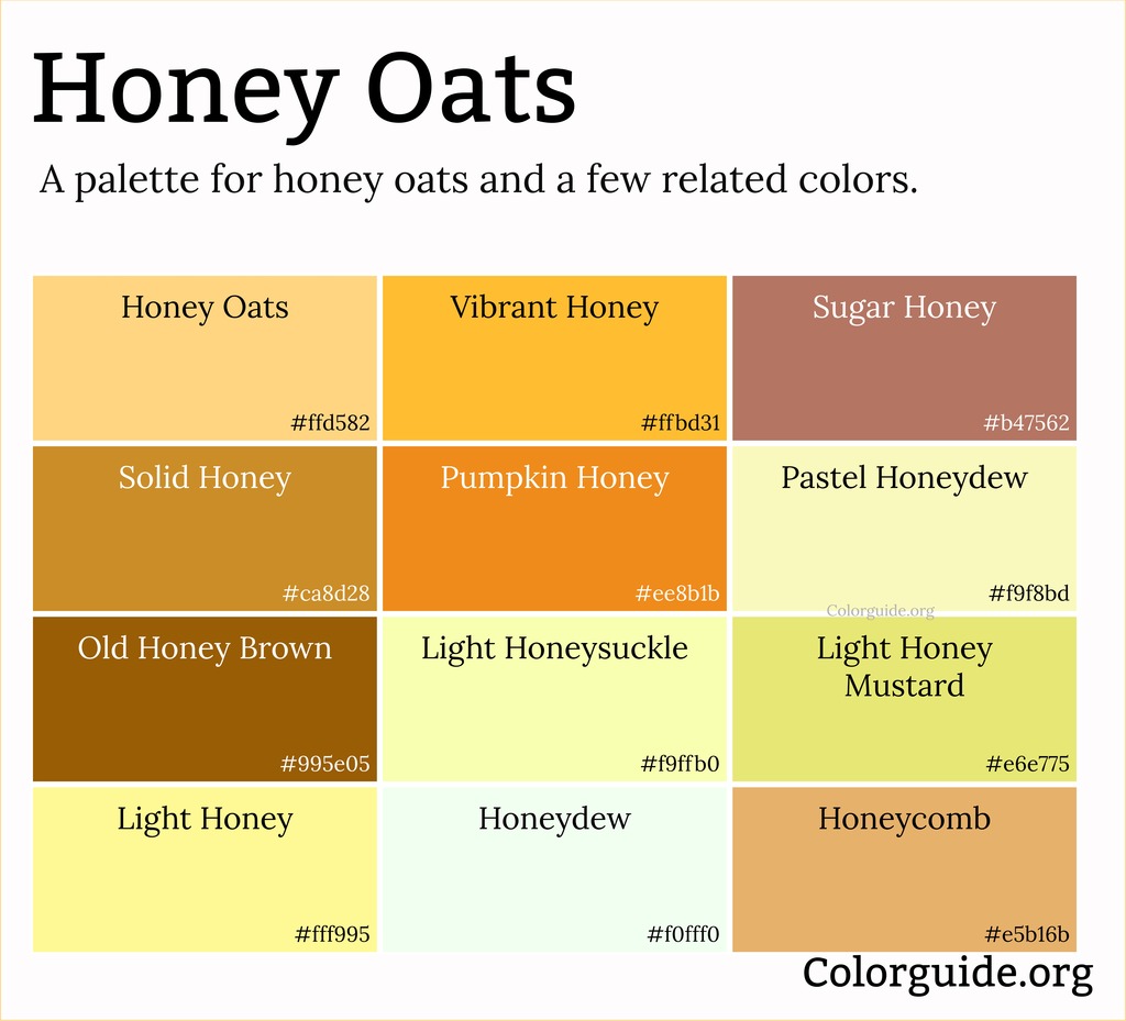 honey oats color