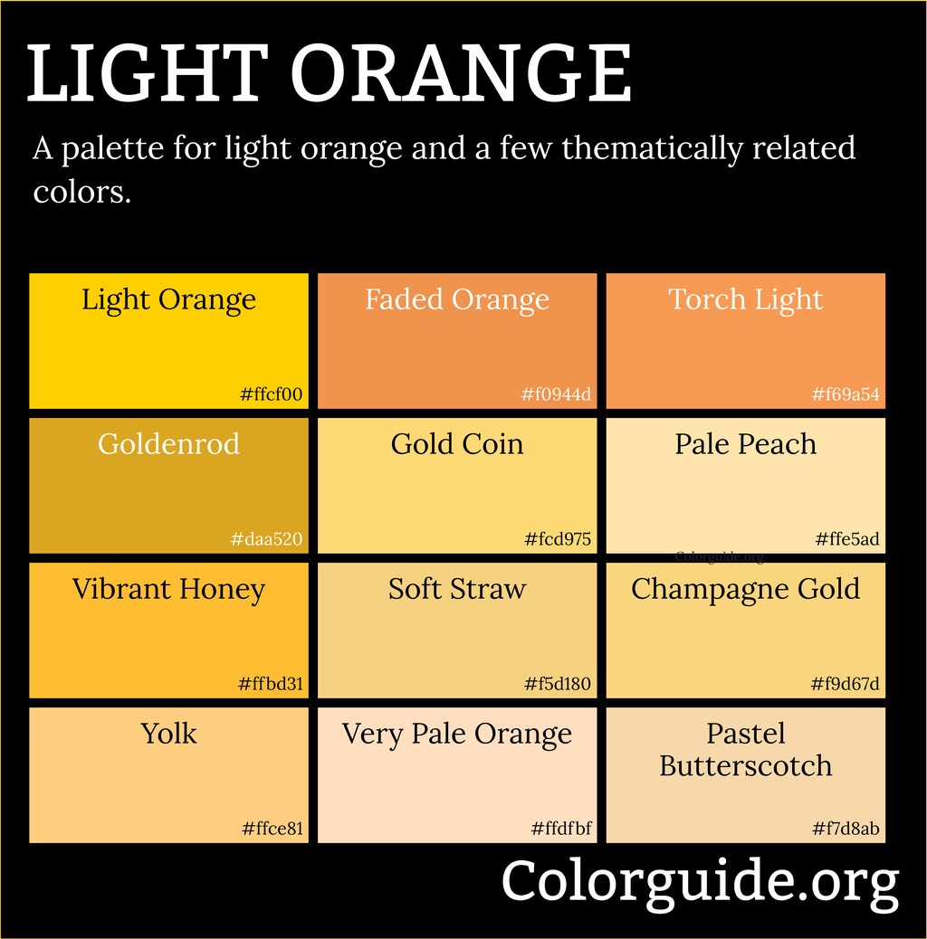 light orange color