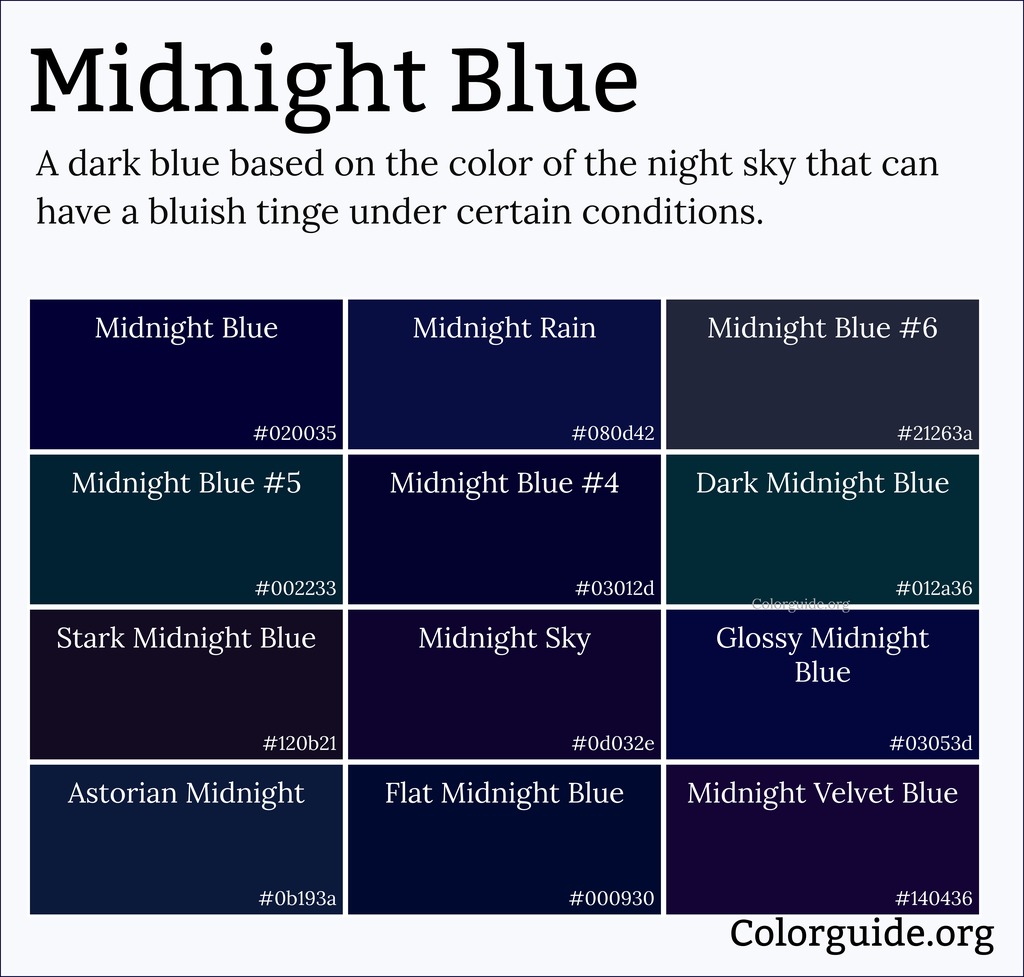 midnight blue color