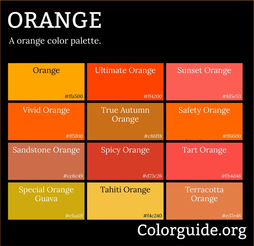 orange color