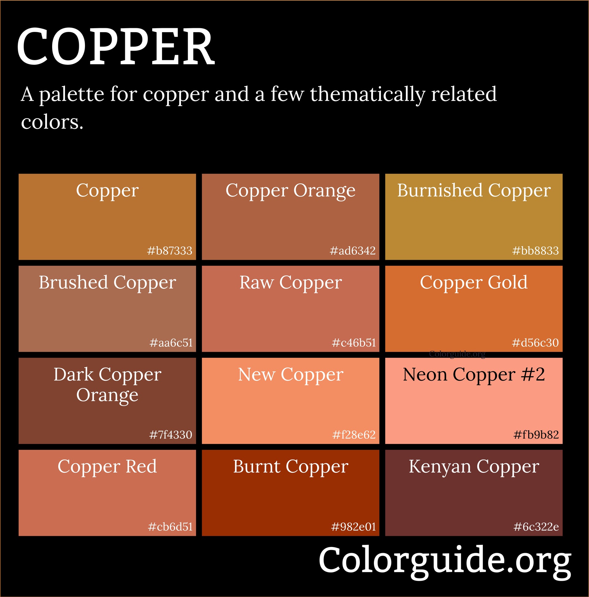 copper color