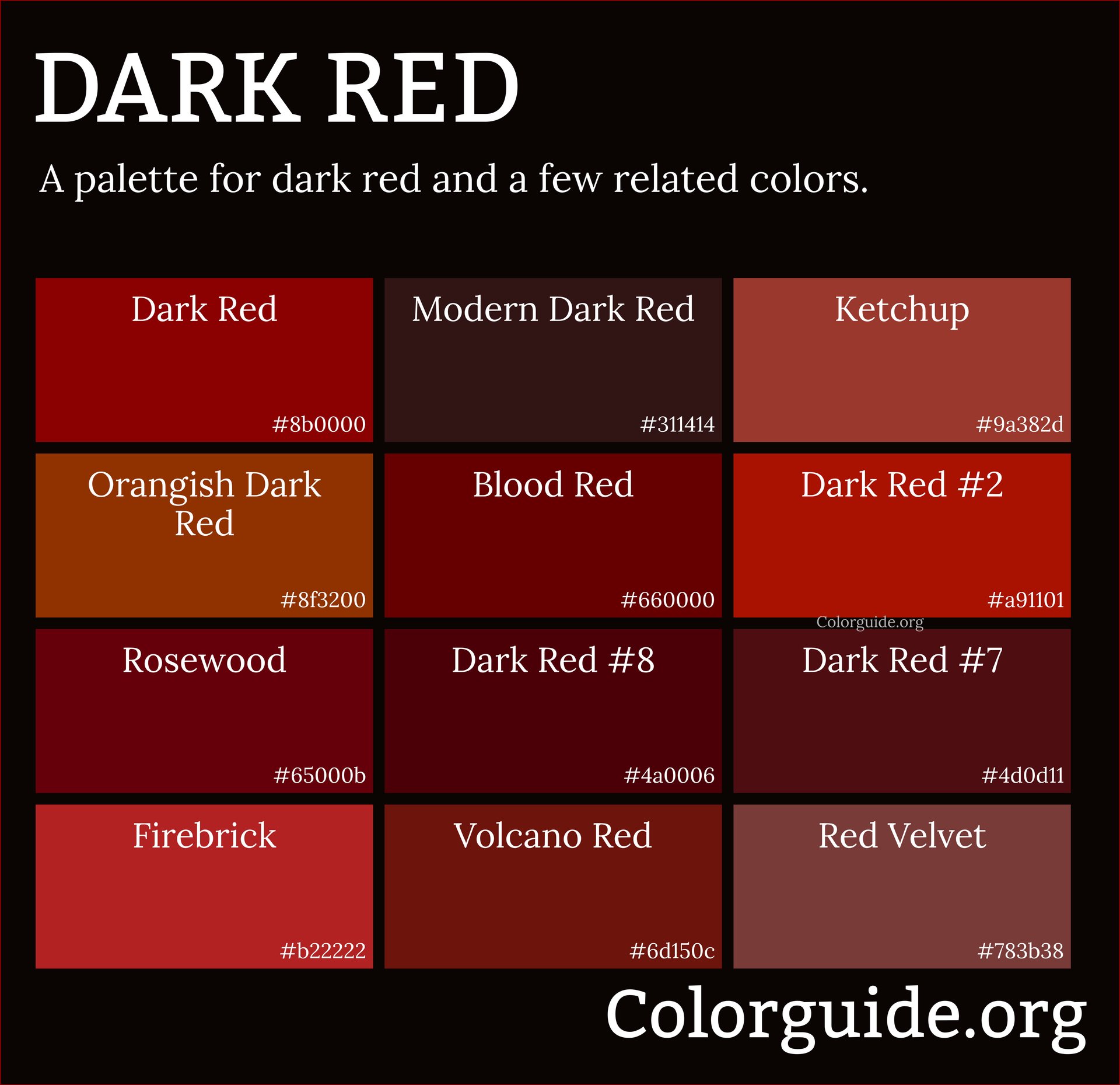 dark red