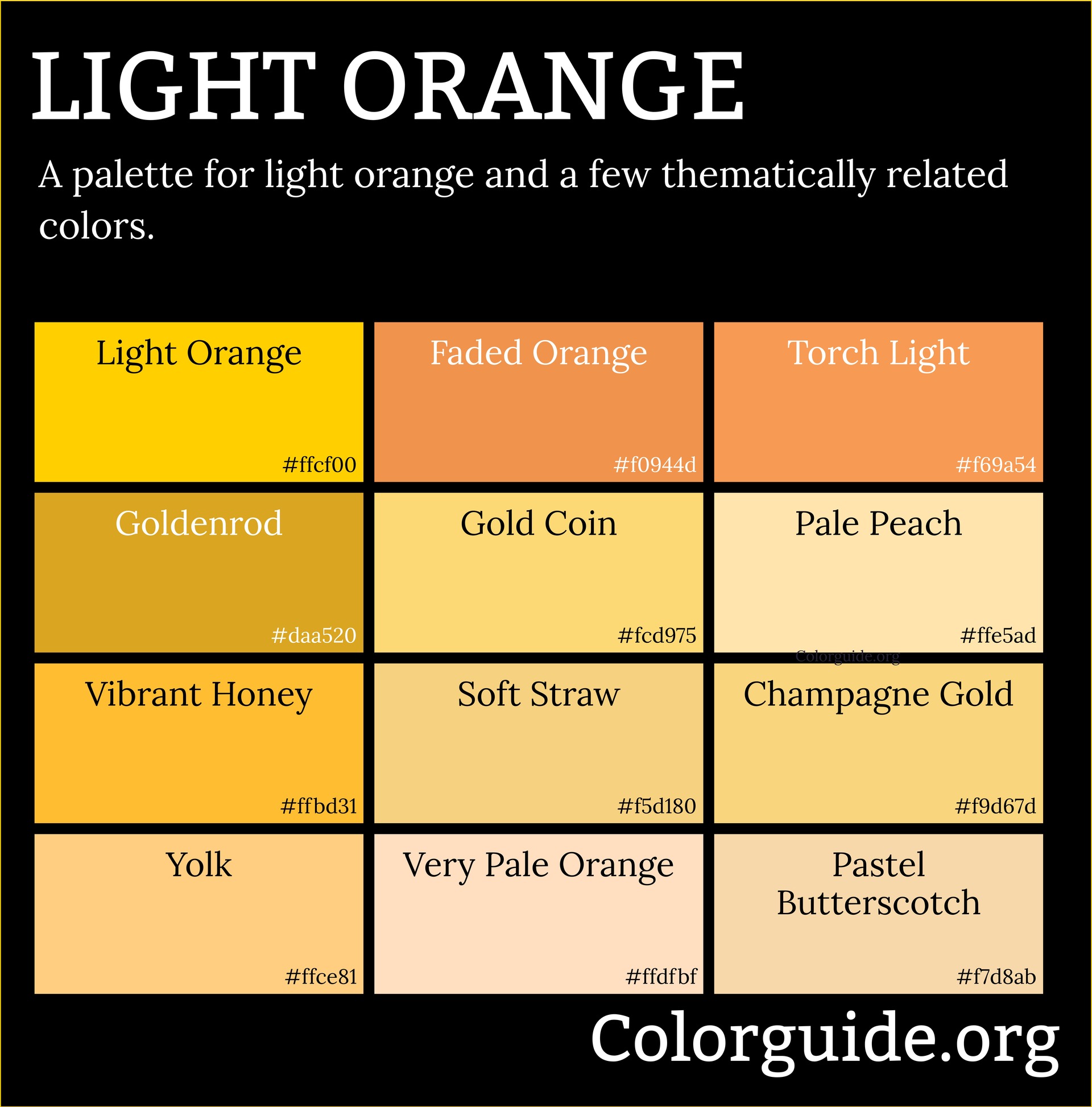 light orange color